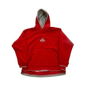 Columbia Ohio State Buckeyes Fleece Hoodie Pullover Red Men's Size Large